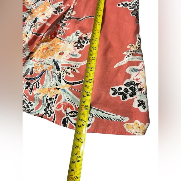 Free People Intimately Through The Vine Printed Maxi Dress Red Pink Combo Sz S - Picture 11 of 12